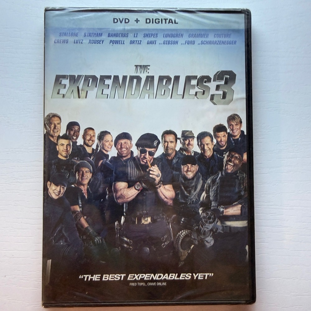 The Expendables 3 DVD Digital 2014 Action Movie Stallone Statham Lionsgate NEW